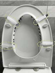 2件套可爱猫爪造型马桶盖，粘贴式安装，奢华舒适，黑白配色，打造独特卫浴体验，马桶装饰，浴室装饰，秋季装饰