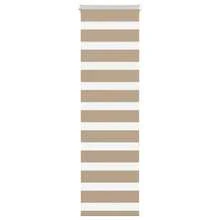 Tenda a rullo zebrata marrone 35,9 cm in tessuto poliestere