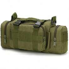 3P 军用行李包腰包，Molle 防水腰包，相机包，迷彩 EDC 实用袋斜挎包，带肩带 - 彩色 - 查看 13