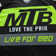 TELEYI 2026新款速降山地車MTB越野DH摩托車越野賽車運動上衣運動服飾 - 綠色 - 查看 7