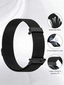 Galaxy Watch 8 40mm 44mm/Classic 46mm 與 Galaxy Watch Ultra 47mm (2024/2025) 金屬錶帶，磁吸米蘭尼斯環形錶帶，適合女性與男性 - Galaxy Watch Ultra 47mm - 查看 5