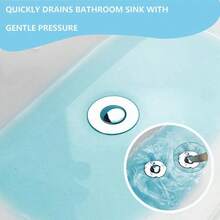 Bathroom Sink Stopper Hair Catcher, Universal Pop Up Sink Drain Filter With Stainless Steel Filter Basket, Bathroom Sink Drain Strainer - 2個 - 查看 8