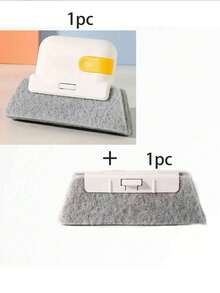 1pc Versatile Door & Window Track Cleaning Brush,Easy Grip Reusable,Groove Cleaner For Kitchens Bathrooms,Living Rooms, Ideal For Small Gaps & Frames,No Electricity Needed, Durable Plastic,Detachable Washable Head