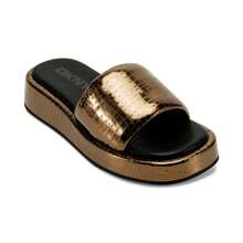 DKNY Women's Lachine Platform Slide - Nickel - View 4
