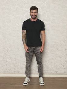 Men's Jeans Fashion Blogger Street Style - Grey - View 5