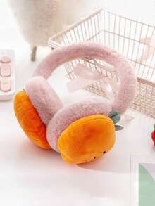Adjustable-Shaped Fruit-Shaped Ear Covers Suitable For Girls And Children, Designed To Keep Warm In Autumn And Winter. It Is A Protective Ear Cover With Cartoon Plush Ear Pads. - Multicolor - View 10