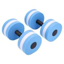 1 par de mancuernas de ejercicio acutico, entrenamiento de resistencia acutica de bajo impacto, flotador de agua, levantamiento de pesas, mancuernas - Azul - Ver 7