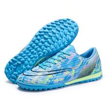 Ghete de fotbal pentru adolescenți, pantofi de fotbal noi, ușori, antiderapanți, cu crampoane lungi, pantofi de antrenament de fotbal la modă, pentru băieți și fete