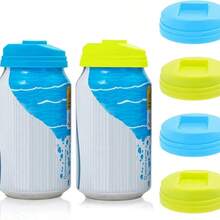 Randomly Distributed Multi-Colored Leak-Proof Lids For Cans, They Really Don't Leak