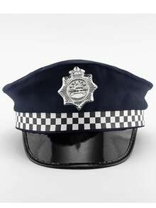 1pc Men's Hat, Uniform Prop Cap, Suitable For Party Accessories - Multicolor - View 7