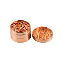 2 4 Piezas Metlico con Rascador Polen para Hierbas y Especias 5cm, Oro Rosa - rosa - Ver 4