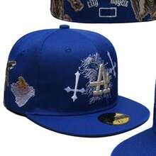 (3-5 días para llegar) m-b moda casual bordado gorra de béisbol deporte versátil l-a personalidad visera sombrero - LA - Ver 2