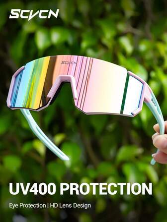  SCVCN Bicycle Sports Cycling Glasses Men Women MTB Mountain Road Bike Racing Glasses Outdoor Golf Glasses Fishing Hiking Fashion Vacation Camping Travel Photography Accessories