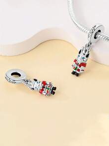 STYFNE 1 pieza Colgante con cuentas de árbol de Navidad, campana, Papá Noel, reno, muñeco de nieve, adecuado para pulseras DIY, joyería de mujer, pequeño regalo diario