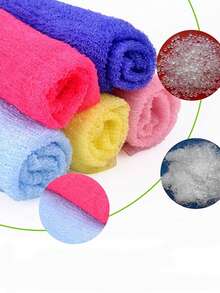 1 Set Sikat Punggung Eksfoliasi Jaring Afrika, Dua Sisi untuk Eksfoliasi Lembut dan Kasar, Penggosokan Tubuh yang Efektif, Sikat Punggung Mandi, Bahan Jaring Berkualitas, Desain Tali yang Praktis, Handuk Loofah, Spons Tubuh, Membantu Menghaluskan Kulit, Cocok untuk Penggunaan Sehari-hari - MultiWarna - View 6