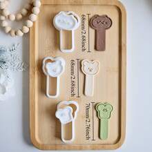 Cartoon Animal Lollipop Cookie Mold Cute Toast Love Puppy Cat Shape Cookie Cutter Fondant Cake Stamp Cookie Cutter Baking Tool - Lollipop - View 8