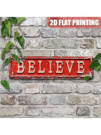 1 pieza Letrero de metal vintage - 16 pulgadas x 4 pulgadas Decoración navideña y de invierno, arte de pared de metal impreso de alta definición, adecuado para el hogar, la granja, el porche, el dormitorio, al aire libre - Regalo inspirador para las fiestas