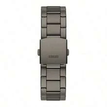 Guess 男士奢华多功能石英腕表，绿色表盘，不锈钢表带，适合日常商务着装，是送给丈夫和父亲的绝佳礼物。型号：GW0800G1，GW0800G2 - 黑色 - 查看 3