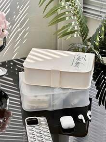 耐用的PP材质带盖电缆管理盒，适用于桌面抽屉耳机线整理，适用于家庭和办公室 - 彩色 - 查看 6