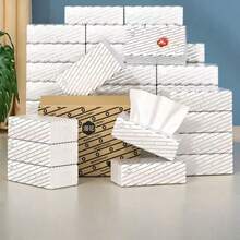 Paper Towel Packet, 200 Small Sheets, Four Layers, Natural Wood, Suitable For Restaurants And Cafes, Economical Bulk Pack, Sanitary Paper. - Multicolor - View 9