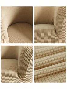 1pc Corn Plaid Waterproof Stretch Sofa Cover, Style Anti-Slip Sofa Slipcover, Full Elastic Protective Cover, Casual, Stain-Resistant, Anti-Scratch, Home Goods, Universal Sofa Cover