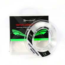 50米隐形氟碳鱼线下沉迅速、顺滑耐用，高强度诱饵鱼线，3-25磅，适用于淡水和咸水 - 無色 - 查看 15