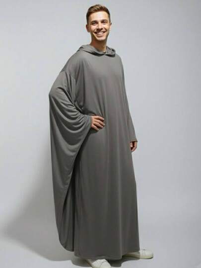 HALLOWEEN Túnica con Capucha para Hombres Capa de Bruja Accesorio de Disfraz de Disfraz Cosplay Festividad Noviembre Dia de Muertos Disfraces Fiesta Nocturna