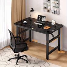 40x80 Inch Folding Table - Portable Study Desk, Instant Setup No Assembly, Space-Saving For Bedroom & Living Room - 黑色 - 查看 9