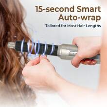 6-In-1 Multifunctional Hot Air Comb Set, Quickly Dry Hair, Curl And Straighten Hair, Create Fashionable Styles, Save Time And Effort - EU C Type Plug(220-240V) - View 5