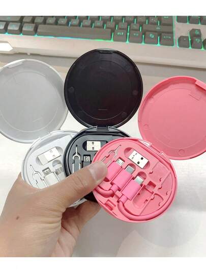 Gesen Hot Selling Portable 6-In-1 Phone Charging Adapter Type C USB Cable Travel Charge USB OTG Mobile Phone Set