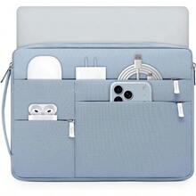 15-16 Pulgadas Funda Ordenador Portátil para MacBook Pro 16 M4/M3/M2/M1 2025-2019, 15" Surface Book, Bolsa Protectora para 15" 15.6"  HP  ThinkBook Asus  , Lila Púrpura - Azul Pálido - Ver 10