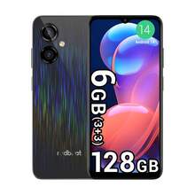 Redbeat D5 6GB (3GB+ 3GB) RAM + 128GB ROM Cámara de 13 MP Android 14 Pantalla HD+ de 6.52 pulgadas, Body delgado y ligero, memoria, batería de 5000mAh, procesador de 8 núcleos a 1.6GHz, el Body adopta un proceso de color degradado especial, interfaz Tipo-C (enchufe no incluido) Regalo de Navidad, el regalo perfecto para tu familia o amigos. - Negro - Ver 9