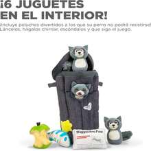 Outward Hound Hide A Raccoon Plush Dog Toy Puzzle - ColorG - 查看 4