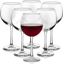 Copas de vino tinto redondas Vina (Juego de 6), 18 1/4 oz, Transparentes - 1 - Ver 7