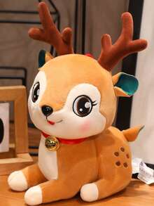 Santa Plush Stuffed Claus In Tree Pillow For Kids Toy And Christmas Tree Plush Pillow Decor The Elk Plush Doll Toys - Cozy Holiday Plushie For Toddlers