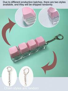 1pc Keyboard Key Cap Stress Relief Toy & Keychain - Finger Press Decompression Accessory, Suitable For Bags And Backpacks - Multicolor - View 15