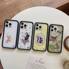 Wildflower 3D Kittens Camo Fox Phone Case For IPhone 16 15 14 13 12 17 Pro Max Plus Air Little Stinker WF Meow Cute Cover - 3qlmao - 查看 1