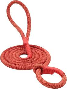 Correa Artesanal para Perro Calidad Premium Paseo y Entrenamiento Resistente Agarre Cómodo y  para Mascota Chico o Mediano Poliéster (Anaranjado) - Naranja - Ver 13
