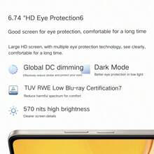 vivo Y37c 5500mAh 大电池 AI 智能手机，全球语言 - 金色 - 查看 2