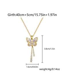 1pc Elegant Versatile Minimalist Rhinestone Bow Tie Necklace, Suitable For Men And Women, Ideal For Holidays, Parties, Daily Wear, Wonderful Gift For Halloween, Christmas, Thanksgiving, Birthday