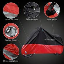 1Pc New Motorcycle Cover Outdoor Motocross Waterproof UV Sun Protector Scooter Motorbike Cover All Season Bike Rain Dust Proof Covers Cycling Accessories