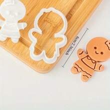 Moule à biscuits en pain d'épices de Noël en forme d'homme. Moule d'embossage pour famille, fille, garçon. Outils de découpe de biscuits, ustensiles de décoration de gâteaux