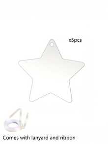 12 Stück/5 Stück Weihnachts-Transparente Fünfzackige Stern Nachrichtentafel, weiße transparente Oberfläche kann mit Foto-Aufklebern beklebt werden, kann selbst beschriftet werden, Weihnachtsbaum-Schmuck, Weihnachtsdekoration, Glitzer-Stern Weihnachtsbaum-Schmuck, geeignet für Weihnachtsdekoration, Neujahrsparty-Geschenke, Heimdekoration zum Selbermachen von Kränzen, Weihnachtsstern-Dekoration