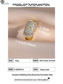 1pc Fantasy Geometric Cubic Zirconia Engagement Rings For Women Hallow Round Cross Copper CZ Wedding Ring For Daily Decoration Anniversary Party Jewelry Gift