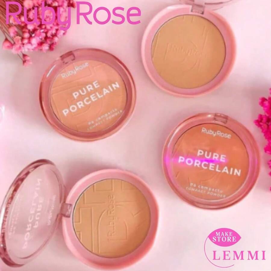 Pó Compacto Facial Pure Porcelain Ruby Rose HBM401 - P10 - Visão 1