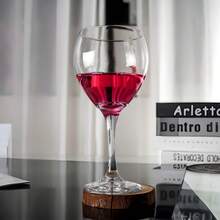 296毫升手工吹制勃艮第水晶玻璃杯，采用无铅强化玻璃制成，具有抗冲击和防碎裂技术，耐热耐冷，球形设计，适用于果汁/咖啡/茶，是餐饮/派对/婚礼的理想之选，也是完美的礼品。