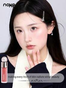 Phấn má hồng dạng lỏng 3 trong 1, tạo khối và bắt sáng, phấn má hồng lì cho lớp trang điểm tự nhiên, thích hợp sử dụng hàng ngày, biểu diễn, lễ hội, tốt nghiệp, sinh nhật, quà tặng cho phụ nữ, Halloween - BO6 VĨNH CỬU - Xem 4