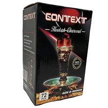 Context Hookah Carbón Cubos de carbón de Shisha de Coco Natural Briquetas de cubeta Quemador de Incienso 96 Unidades y 1 kg 2.20 Libras Calidad Premium 25 mm (1 x 1 Pulgada) - como en la foto - Ver 1