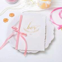 Cream Ribbon 1 Inch Double Face Satin Ribbon For Gift Wrapping Hair Bows Making Chair Sash Valentine's Day Wedding Birthday Party Invitation Decorations Floral Craft Sewing, 25 Yards - 156-粉紅色 - 查看 5