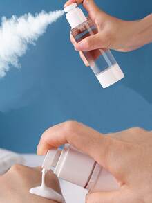 1 szt. Butelka z rozpylaczem do mgiełki, wielokrotnego użytku, odpowiednia do toniku, rozmiar podróżny, przenośny atomizer do mgiełki do twarzy, perfum, kosmetyków - wielokrotnego użytku mini butelka z rozpylaczem do alkoholu, pielęgnacji skóry, olejków eterycznych